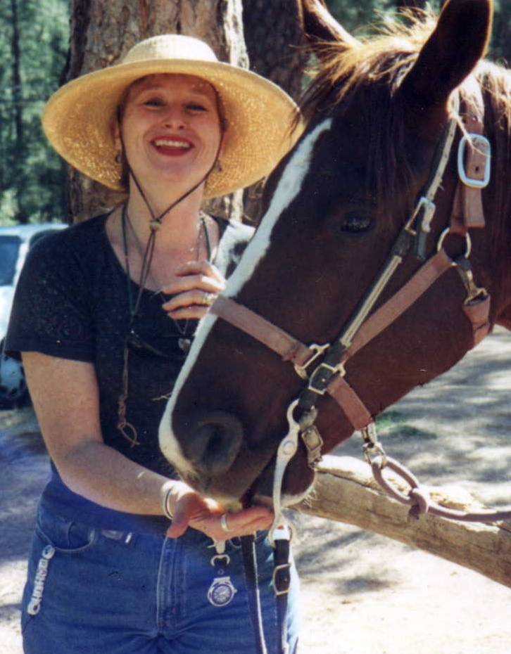 picture of patti with horse